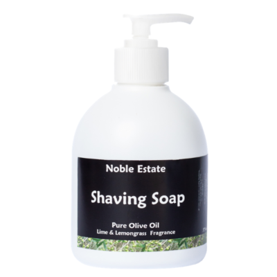Lime and Lemongrass Pure Olive Oil Shaving Soap 375ml